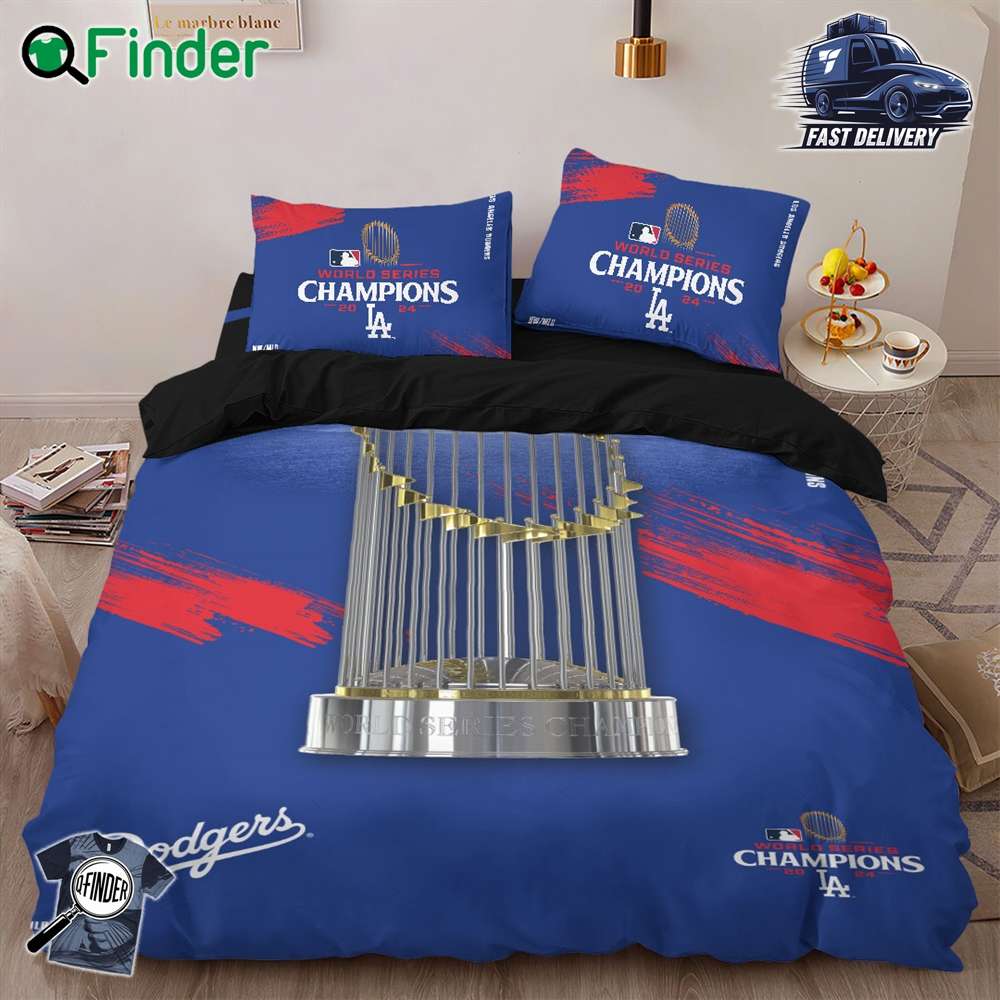 2024 World Series Champions Los Angeles Dodgers Bedding Set 2024 World Series Champions Los Angeles Dodgers Bedding Set