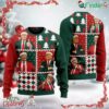 Trump I'll Be Home For Christmas Ugly Sweater Humorous Trump Christmas Sweater President Trump 45 47