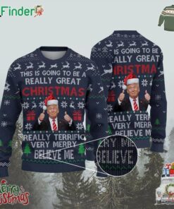 This Is Going To Be A Really Great Ugly Christmas Sweater Us President Santa Xmas Sweatshirt