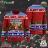 Trump I'll Be Home For Christmas Ugly Sweater Humorous Trump Christmas Sweater