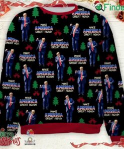 Make America Great Again Funny Trump Dancing Ugly Sweater Trump Won 2024 Christmas