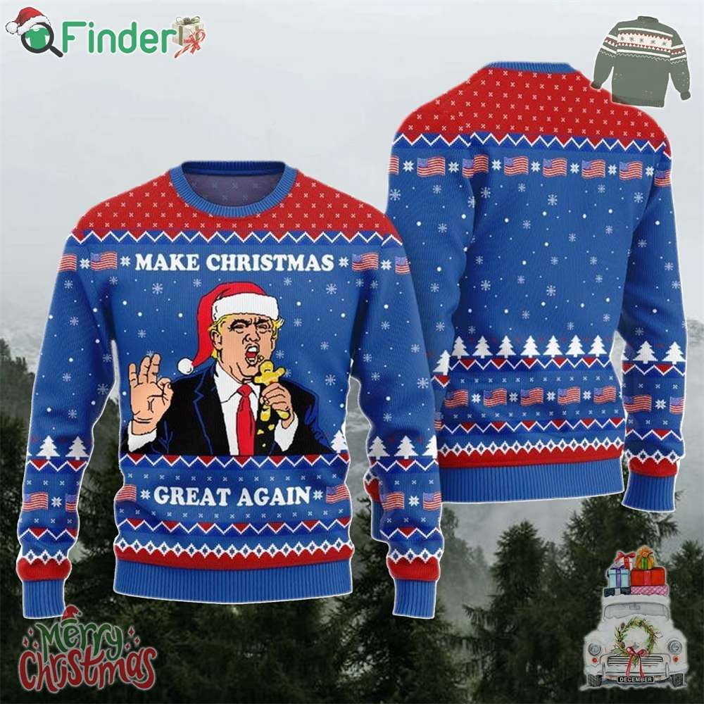 Trump Christmas Ugly Sweater Make Christmas Great Again Trump Ugly Sweater Trump Christmas Ugly Sweater Make Christmas Great Again Trump Ugly Sweater
