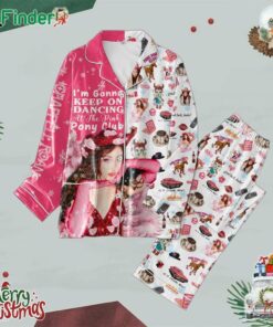 Chappell Roan Im Going Keep On Dancing At The Pink Pony Club Polyester Pajamas Set