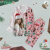 Jennifer Lopez This Is Me Now Merry Christmas Polyester Pajamas Set