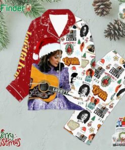Loretta Lynn You Aint Woman Enough To Take My Man Christmas Polyester Pajamas Set