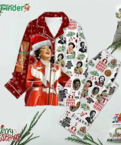 Patsy Cline Crazy Tryin Cryin Lovin You Christmas Polyester Pajamas Set
