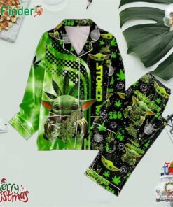 Star Wars Stoned Wars Baby Yoda Polyester Pajamas Set
