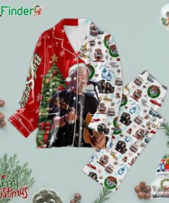 Bob Seger Merry Christmas And Happy New Year 2025 Polyester Pajamas Set