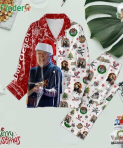 Bob Seger Rock And Roll Never Forget Christmas Polyester Pajamas Set