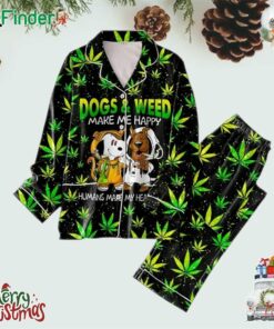 Snoopy Scooby-doo Dogs Make Me Happy Humans Make My Head Hurt Polyester Pajamas Set