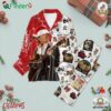George Strait Merry Christmas And Happy New Year 2025 Polyester Pajamas Set