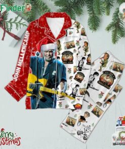 John Mellencamp I Was Born In A Small Town Christmas Polyester Pajamas Set