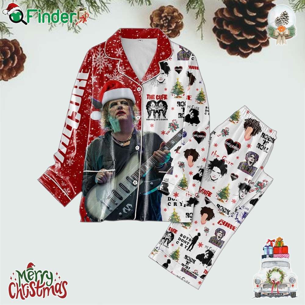 The Cure Boys Dont Cry Christmas Polyester Pajamas Set The Cure Boys Dont Cry Christmas Polyester Pajamas Set