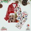 Sabrina Carpenter Think I Only Want You Under My Mistletoe Polyester Pajamas Set