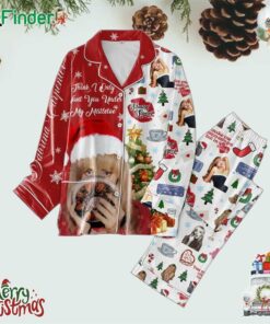 Sabrina Carpenter Think I Only Want You Under My Mistletoe Polyester Pajamas Set