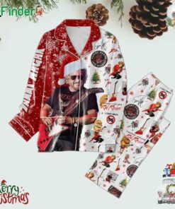 Sammy Hagar Red Rocker In Christmas Polyester Pajamas Set