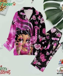Betty Boop High Spirit For Cannabitch Polyester Pajamas Set