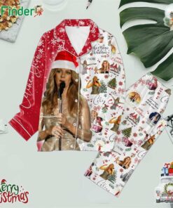 Celine Dion The Magic Of Christmas Polyester Pajamas Set