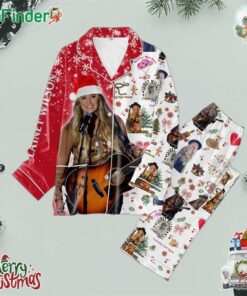 Lainey Wilson Countrys Cool Again Christmas Polyester Pajamas Set