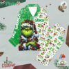 The Grinch Ho Ho Ho With Grinch Mode Merry Christmas Polyester Pajamas Set
