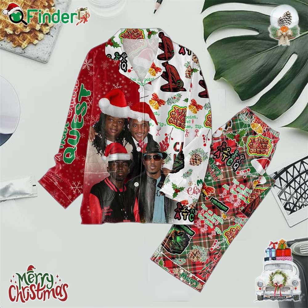 A Tribe Called Quest Christmas Can I Kick It 2024 Polyester Pajamas Set A Tribe Called Quest Christmas Can I Kick It 2024 Polyester Pajamas Set
