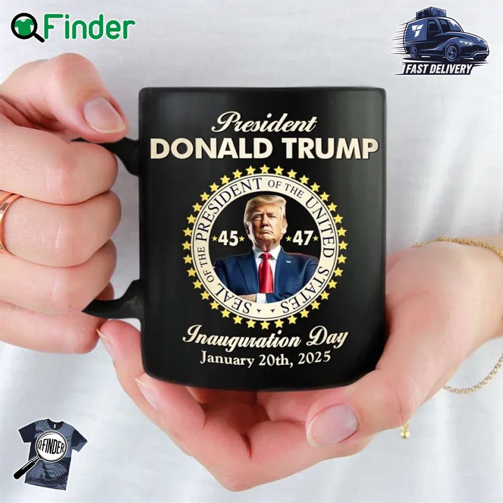President Donald Trump Inauguration Day Seal Of The Predident Of The United States Mug President Donald Trump Inauguration Day Seal Of The Predident Of The United States Mug