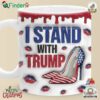 I Stand With Trump Mug Always With Red Wave