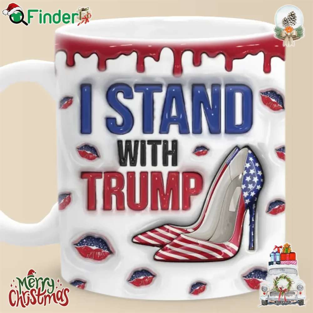 I Stand With Trump Mug Always With Red Wave I Stand With Trump Mug Always With Red Wave
