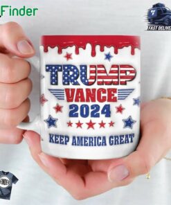 Trump Vance 2024 Keep America Great Stand Tall Fight For All Mug