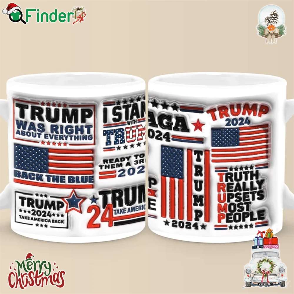 Trump 2024 United We Stand For Our Rights And Freedoms Mug Trump 2024 United We Stand For Our Rights And Freedoms Mug