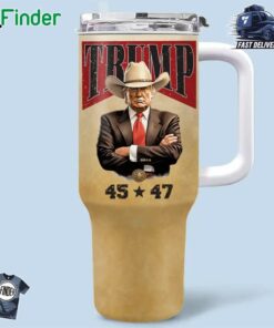 Trump 45-47 Man Of The Year Goes To No47 40 Oz Tumbler