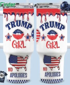 Trump Girl No Apologies American Girl Tumbler