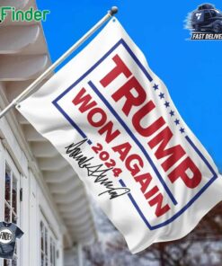 Trump Won Again 2024 Flag