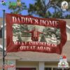Daddy's Home Make Christmas Great Again Us Election Horizontal House Flag