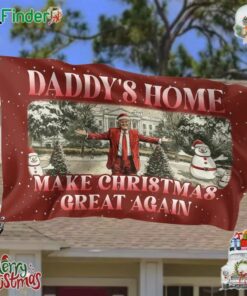 Daddy's Home Make Christmas Great Again Us Election Horizontal House Flag
