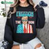 Freedom The Don 4th Of July Patriotic American Flag Trump T-shirt