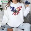 Trump 2024 Sweatshirt Eagle Flag Trump Sweatshirt