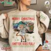 Merry Christmas Shitter Was Full 45 47 Let The Joy Of Christmas Fill Americas Heart Unisex T-shirt Hoodie Sweatshirt