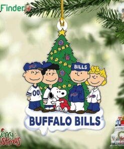 Buffalo Bills X The Peanuts Movie Custom Christmas Ornament
