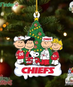 Kansas City Chiefs X The Peanuts Movie Christmas Ornament