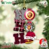 Personalized Brisbane Lions Ho Ho Ho Custom Shape 1-sided Acrylic Ornament