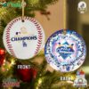 Los Angeles Dodgers World Champion 2024 Fixed Shape 2-sided Acrylic Ornament