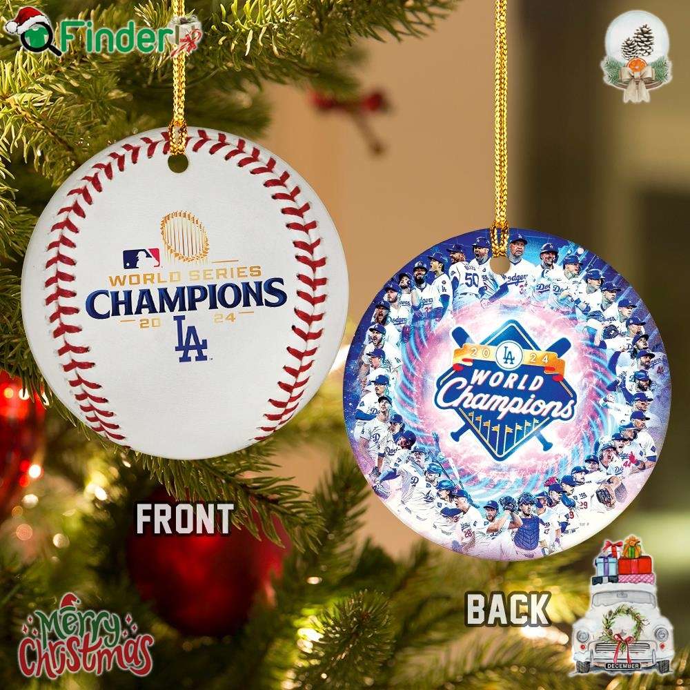 Los Angeles Dodgers World Champion 2024 Fixed Shape 2 sided Acrylic Ornament Los Angeles Dodgers World Champion 2024 Fixed Shape 2-sided Acrylic Ornament