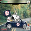 Snoopy X New York Yankees Custom Shape 2-sided Acrylic Car Ornament