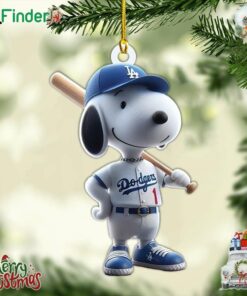 Snoopy X Los Angeles Dodgers Ornament Christmas