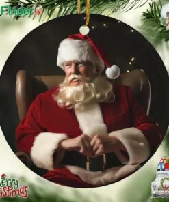 Trump Santa Christmas Ornament