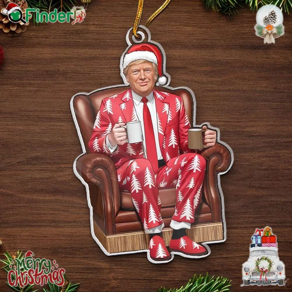 Very Cutesy Demure Very Merry Us Election Acrylic Custom Shaped Ornament Very Cutesy Demure Very Merry - Us Election Acrylic Custom Shaped Ornament