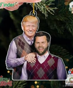 Trump Vance Step Brothers I Got My Christmas Wish Ornament