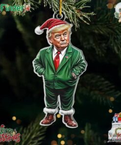 Trump Santa Small Steps Today Lead To Big Changes Tomorrow Ornament