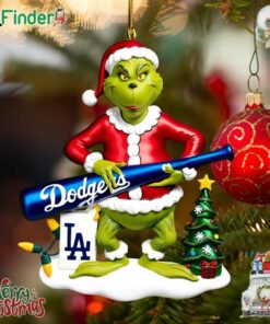Grinch Los Angeles Dodgers Ornament Christmas Tree